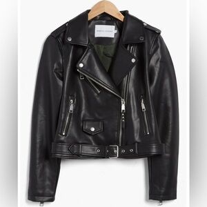 Rebecca Minkoff Faux Leather Moto Jacket